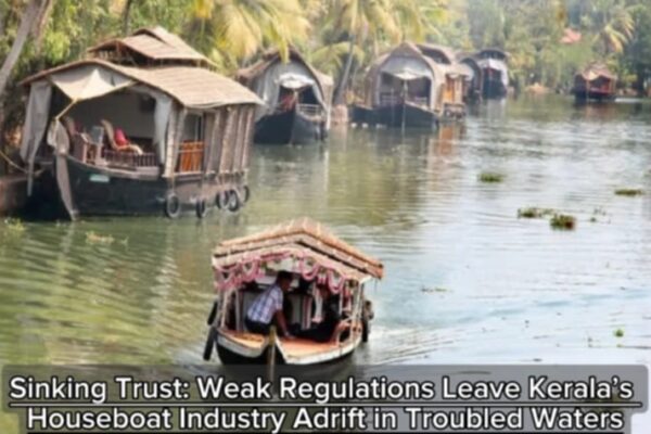 Sinking Trust: Weak Regulations Leave Kerala’s Houseboat Industry Adrift in Troubled Waters
