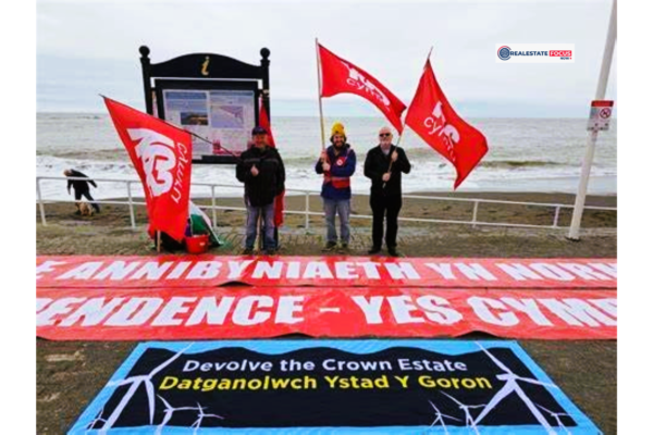 YesCymru Brings Crown Estate Campaign to Downing Street